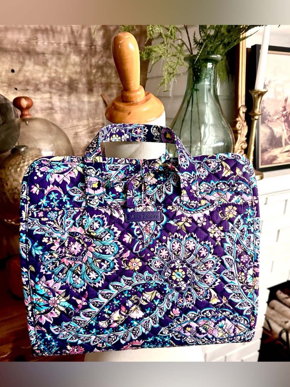 Vera Bradley French Paisley Hanging Travel Organizer